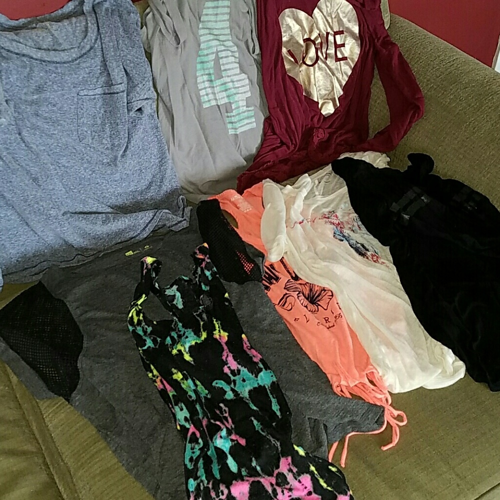 LAST DAY DEAL!!Lot of 9! flowy L/XL tops