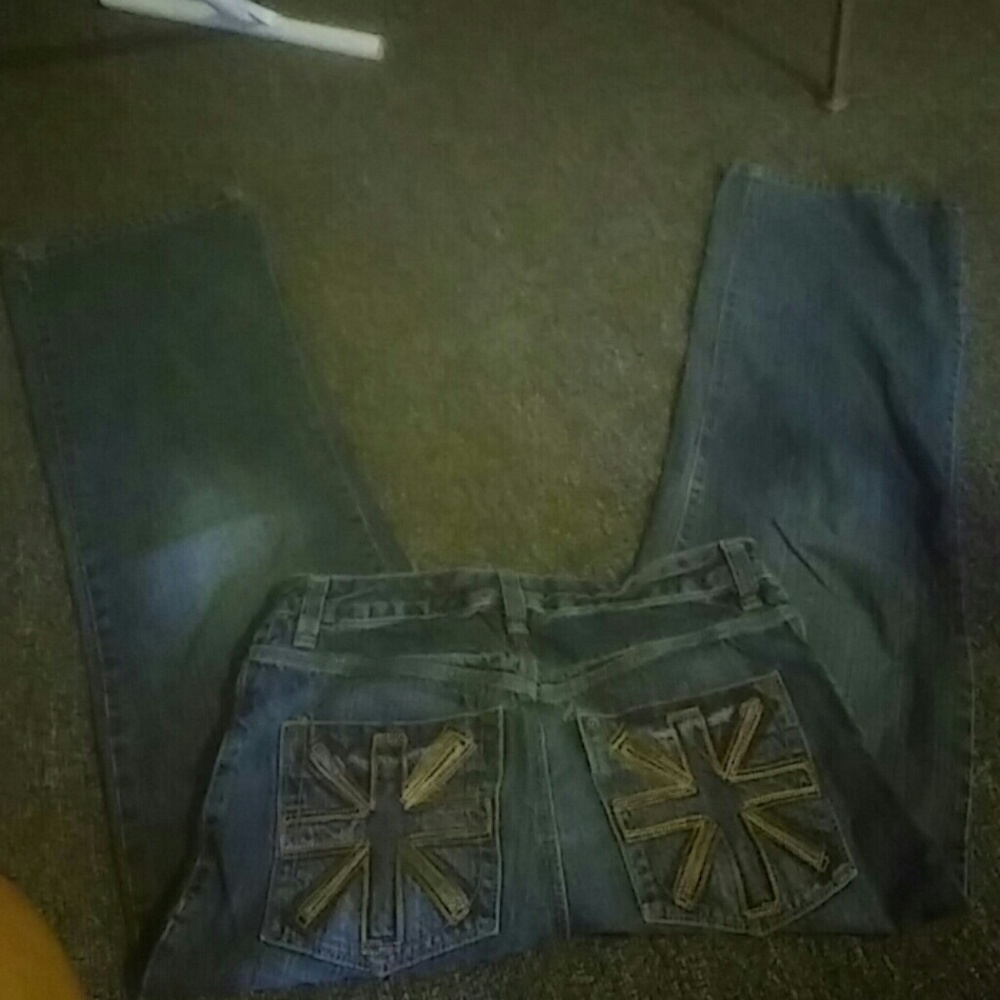 Boys Red Camel Jeans *small hole near back pocket*