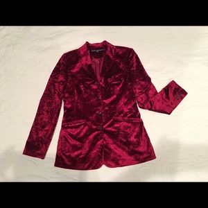 Ralph Lauren Sport Vintage Crushed Velvet Jacket