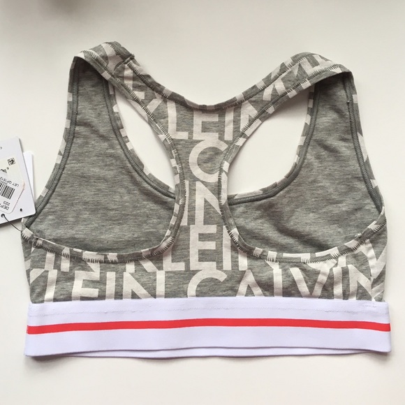 CK Gray Logo Bralette - Picture 3 of 3
