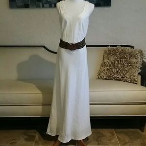 Long Linen Spiegel Dress