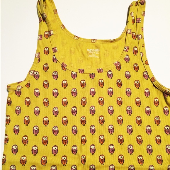 Mossimo Supply Co. Tops - NWOT Owl Ribbed Tank Mossimo Supply Co. Tops - NWOT Owl Ribbed Tank