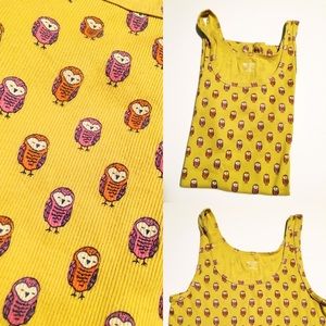 Mossimo Supply Co. Tops - NWOT Owl Ribbed Tank Mossimo Supply Co. Tops - NWOT Owl Ribbed Tank