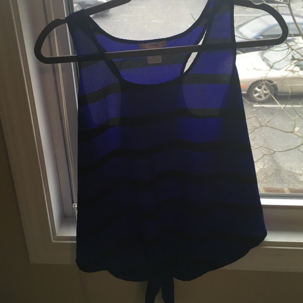 Striped top size Medium