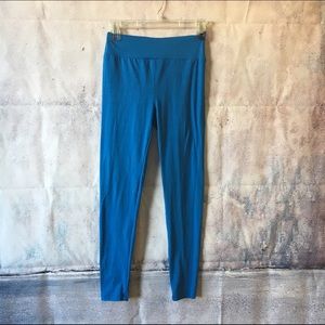 Blue leggings