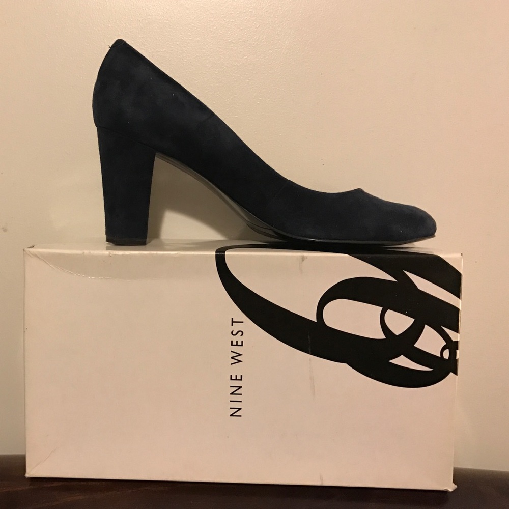 Suede Nine West Heels