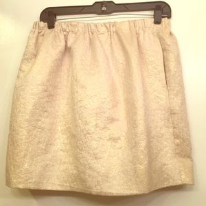 Pins and Needles metallic patterned skirt