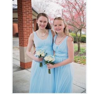 Light Blue Bridesmaid/Prom dress