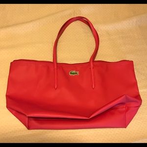 Lacoste Concept Large Zip Tote Bag