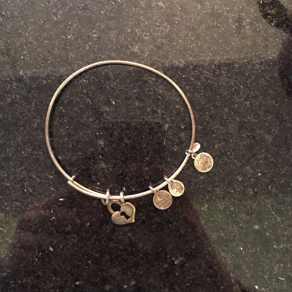 Alex & Ani Heart Lock Bracelet