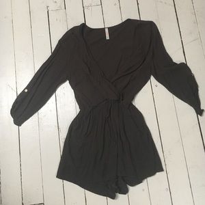 Long sleeve romper