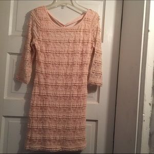 Pink Lace Issi Dress