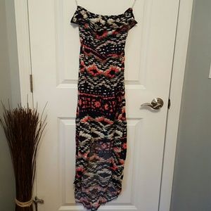 NWOT hi-lo aztec print dress jrs Small