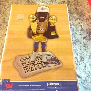 Lakers Magic Johnson championship &MVP bobblehead.