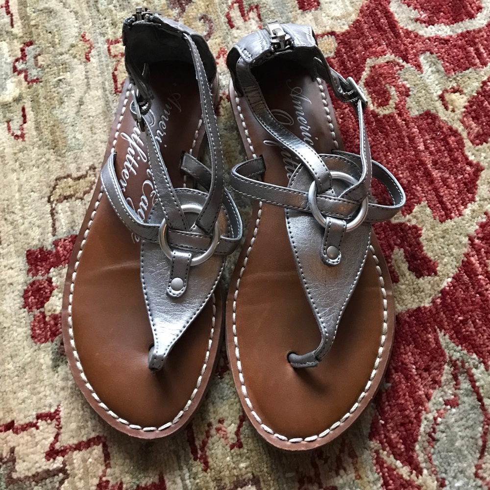 Metallic Sandals