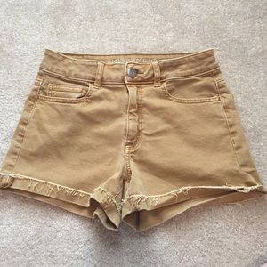 american eagle hi-rise shorts