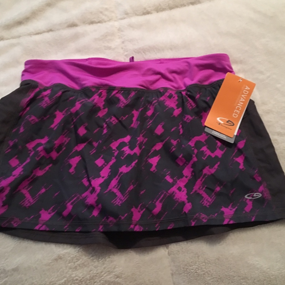Purple C9 gym skirt shorts