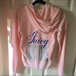 ✨Juicy Couture Light Pink Velour Sweatshirt