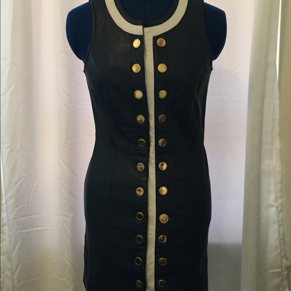 Michael Hoban leather dress