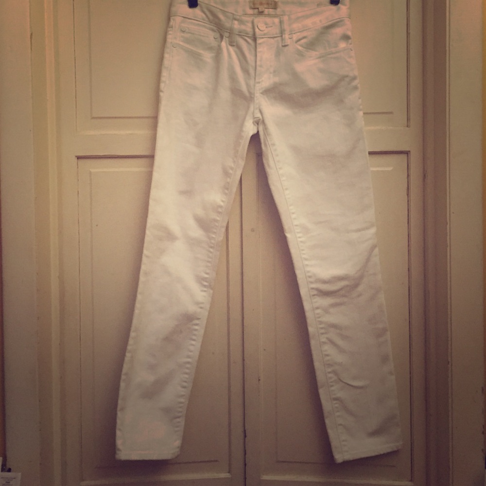 Tory Burch Cropped White Jeans - Picture 2 of 2