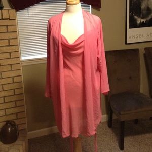 Victoria's Secret chemise and robe.