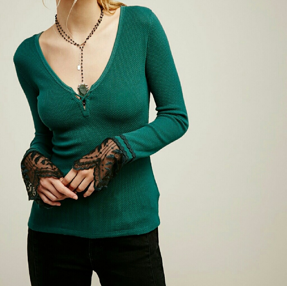 Free People Last Dance Cuff Thermal NWT