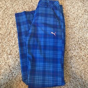 Golf Plaid Tech Pants