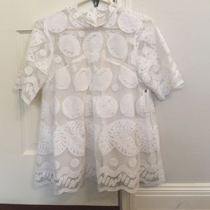 Anthropologie Lace Top