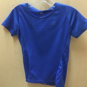 Blue Adidas workout Tshirt