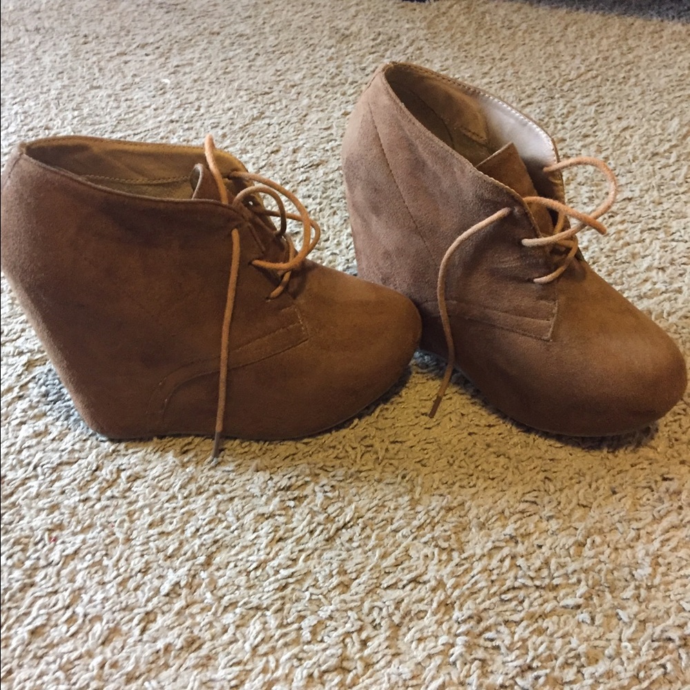 Forever Wedge Booties