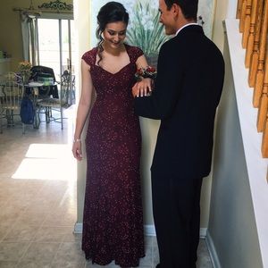 Burgundy Prom Dress