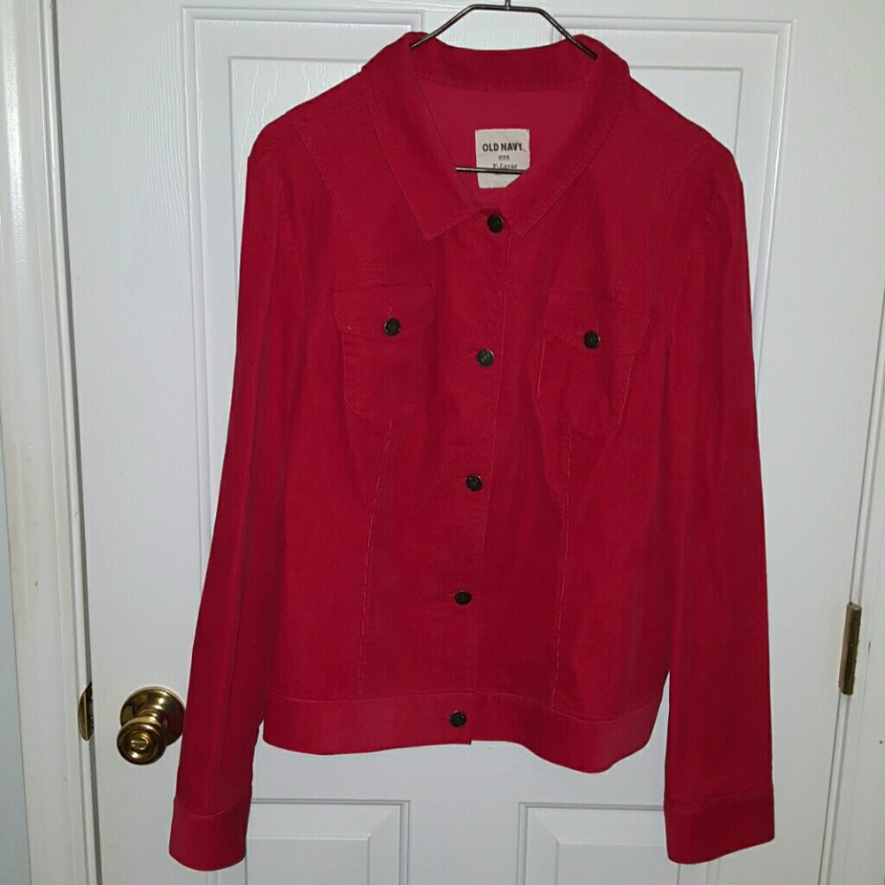 Red Corduroy Jacket