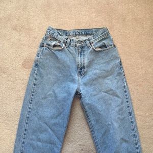 calvin klein high waisted mom jeans