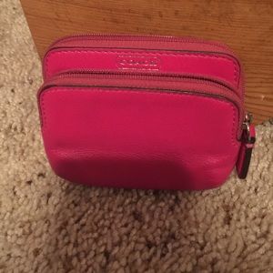 Coach change/card holder