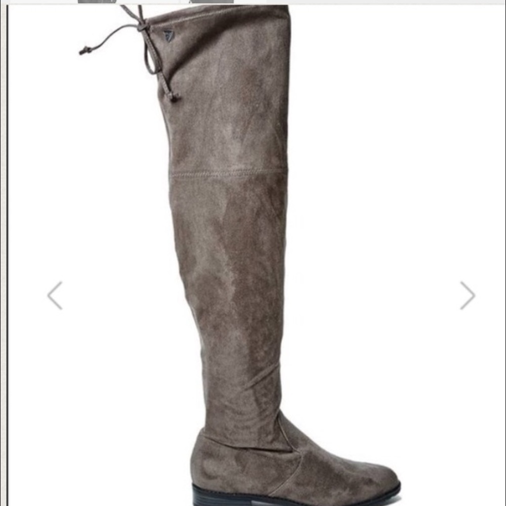 Guess simplee Over the knee boots 6.5 taupe new
