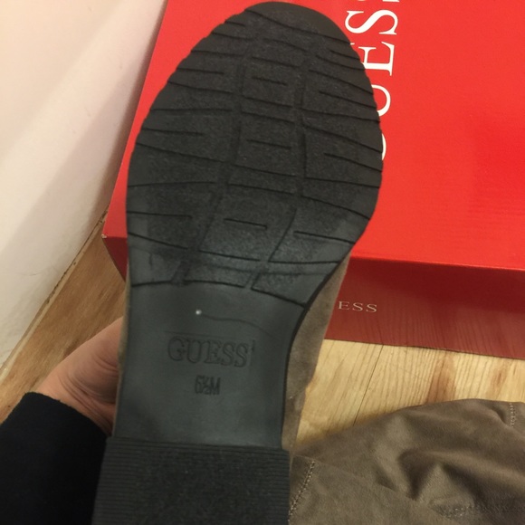 Guess simplee Over the knee boots 6.5 taupe new - Picture 3 of 3