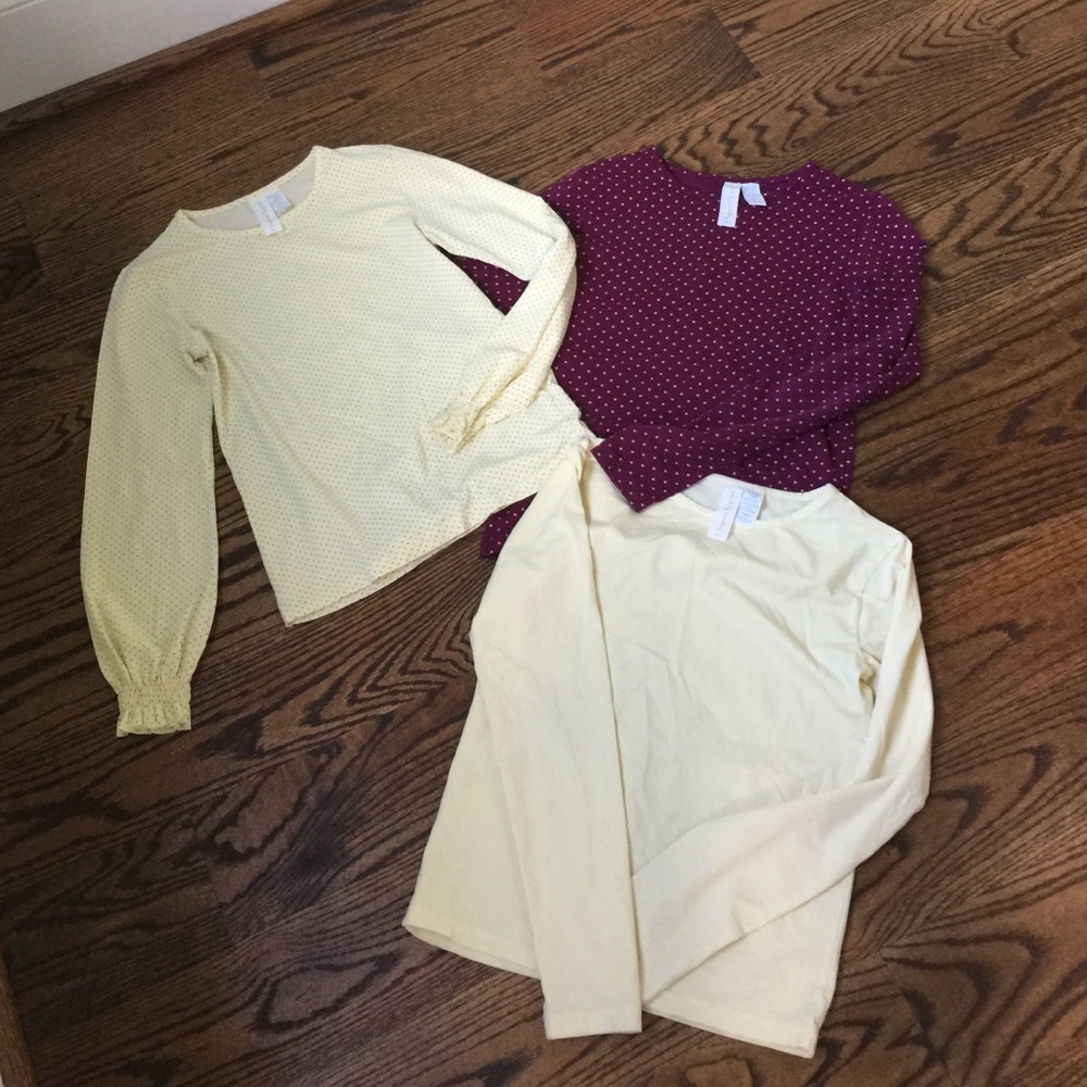 3 Matilda Jane long sleeve shirts