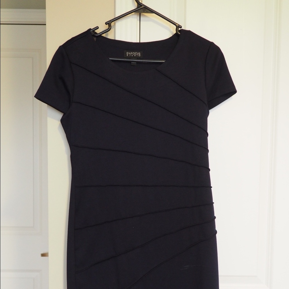 Navy Modest Dress