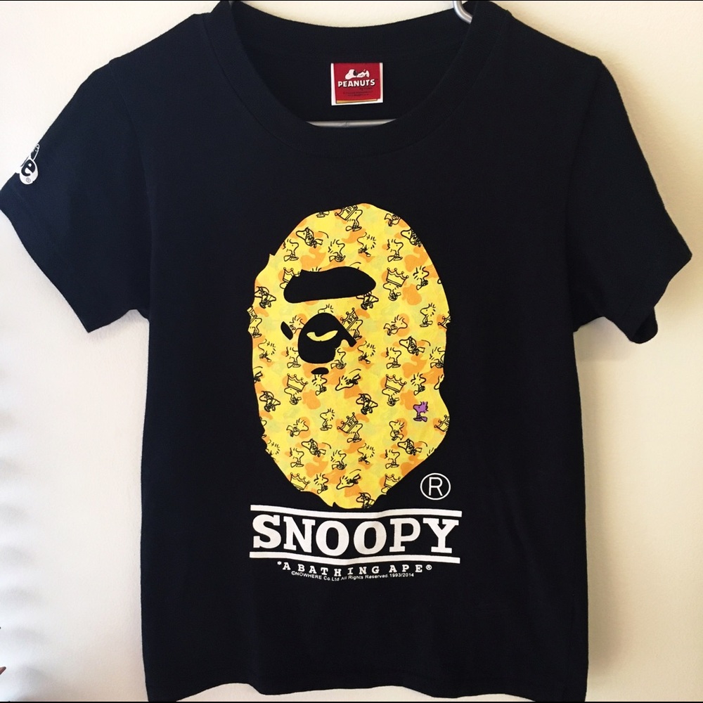AUTHENTIC BAPE LIMITED EDITION SNOOPY SHIRT