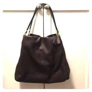 Coach Madison Phoebe Leather Shoulder Bag