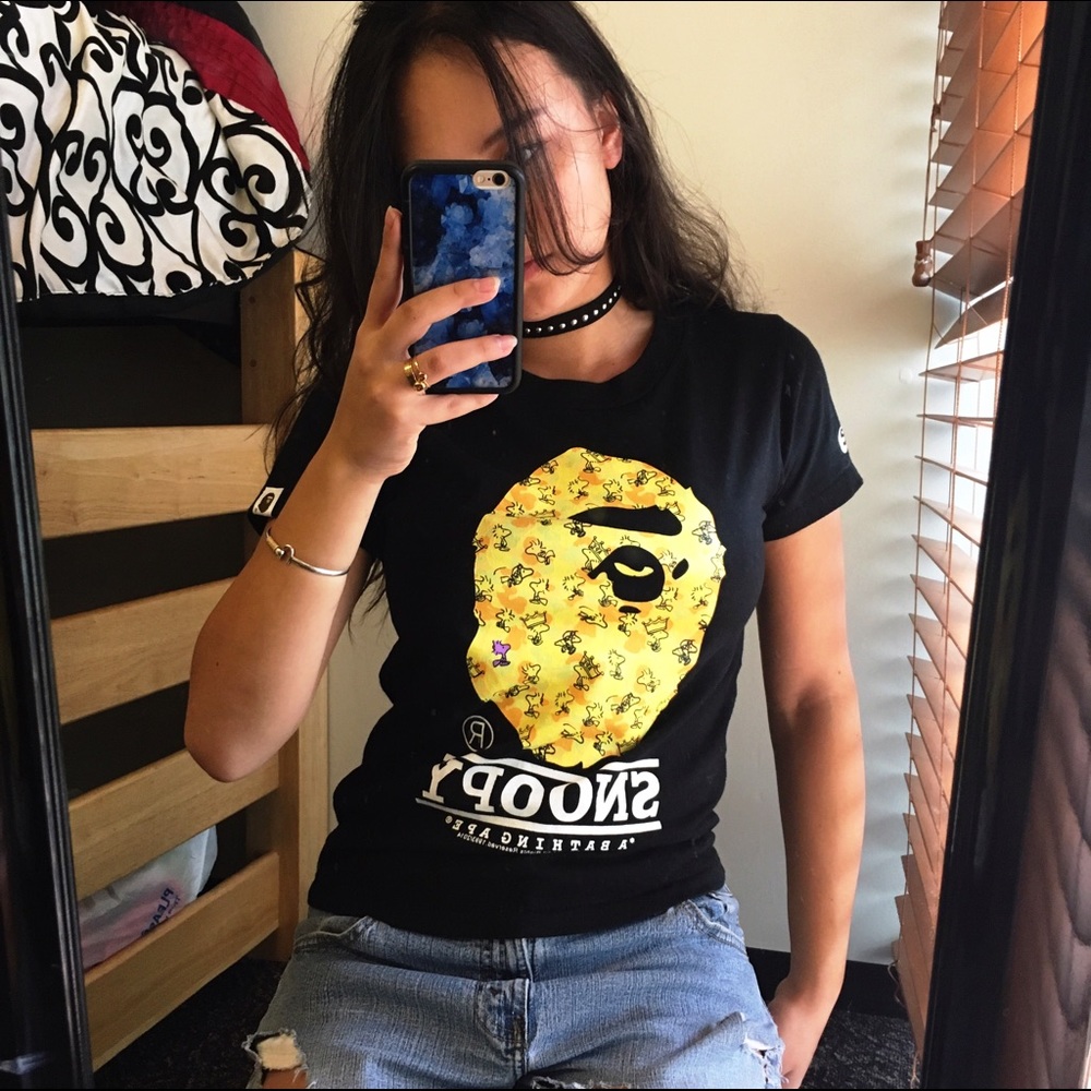 AUTHENTIC BAPE LIMITED EDITION SNOOPY SHIRT