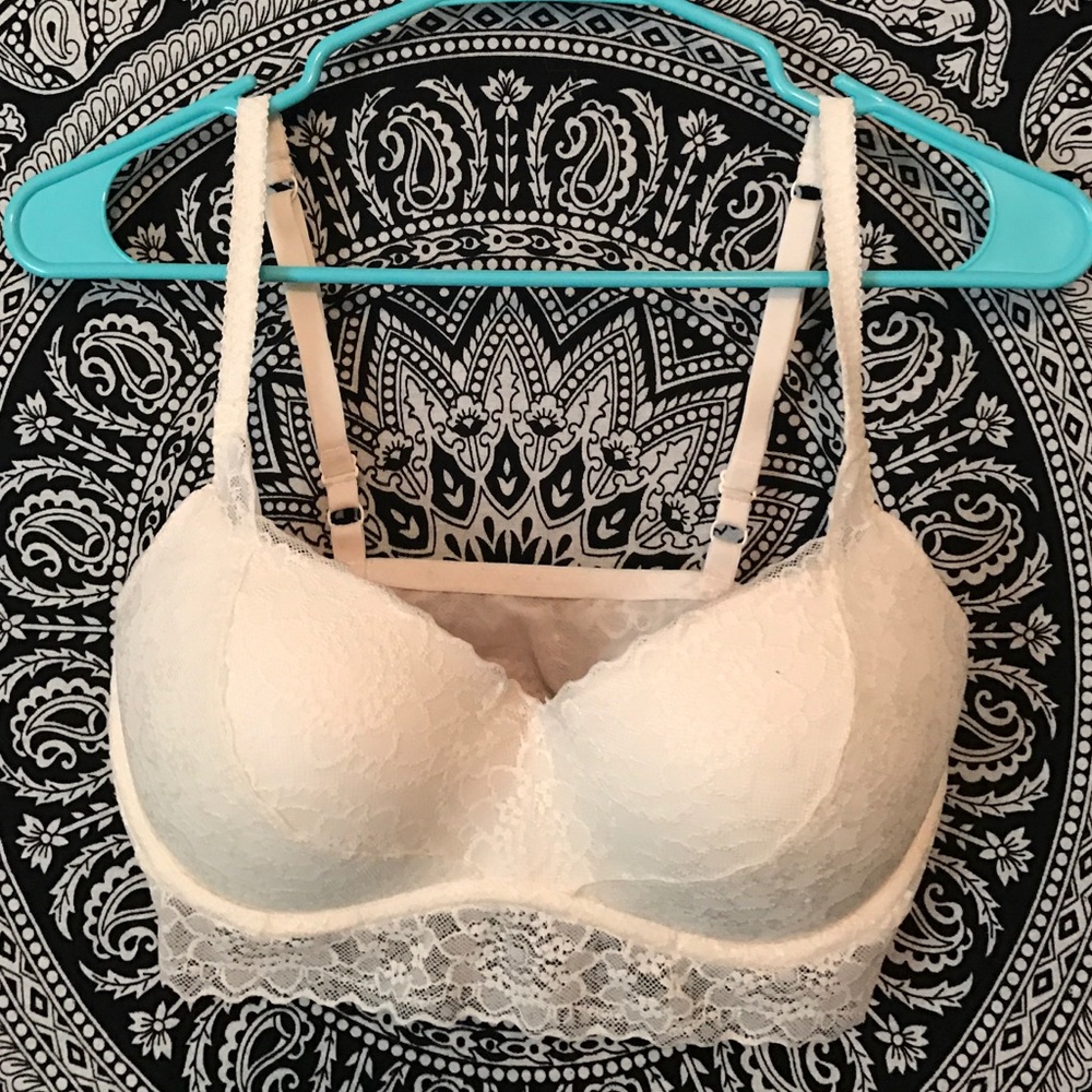 White bralette