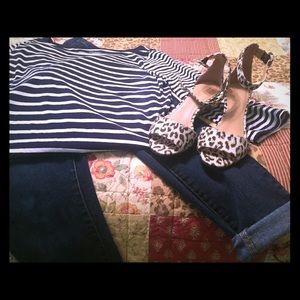 J Crew Wedges. NIB. Cute with jeans/skirt. Size 6M