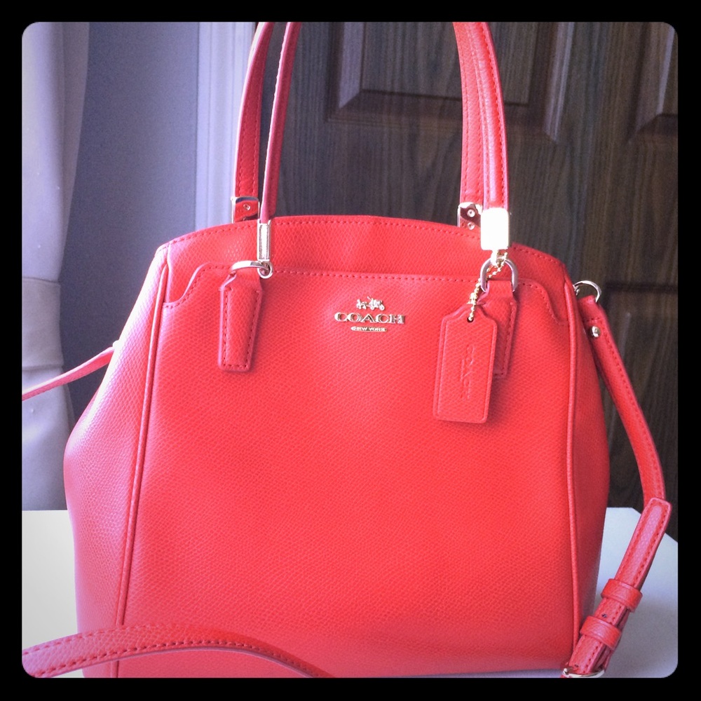 Red Coach Crossbody - Picture 1 of 4