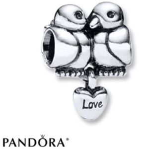 Love Birds Pandora Charm