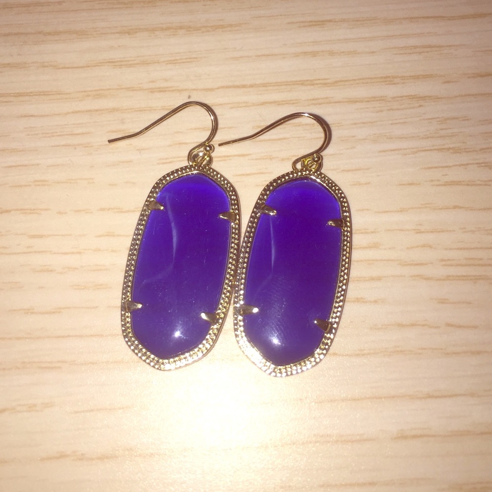 Kendra Scott Danielle Earrings in Cobalt