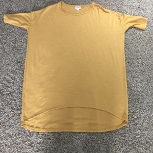 Heatheres yellow Lularoe Irma size small