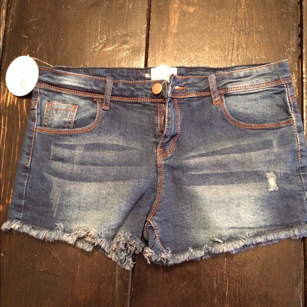 Women ETWO denim shorts