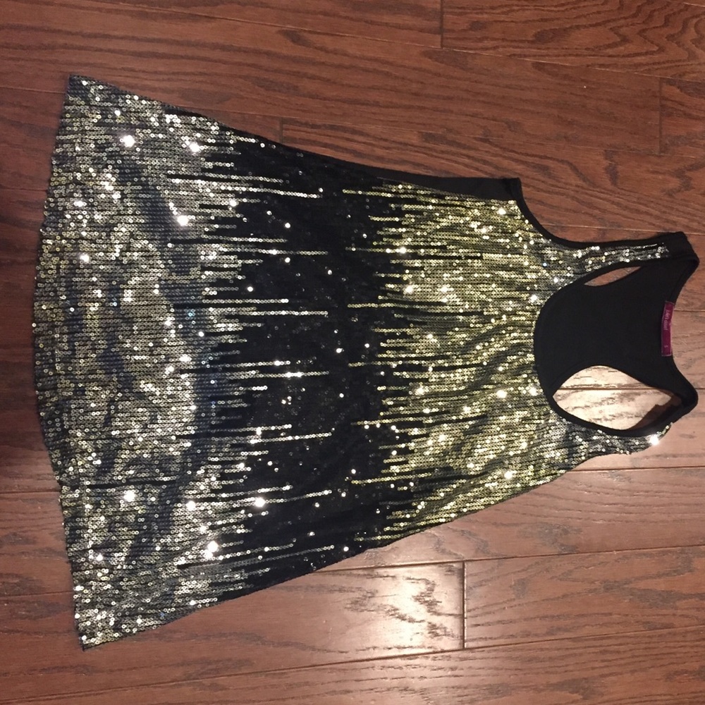 Sequin tank top