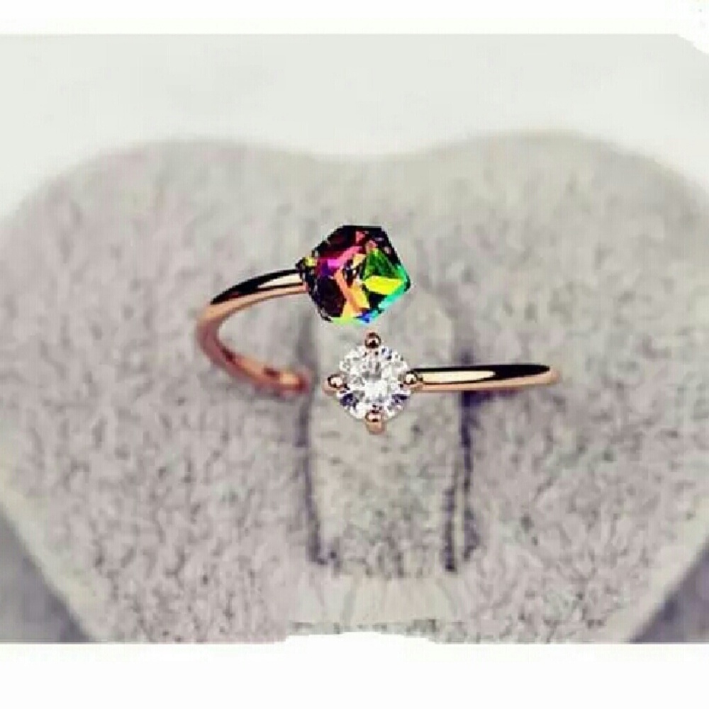 🌷Rose Gold Geometric Ring🌹